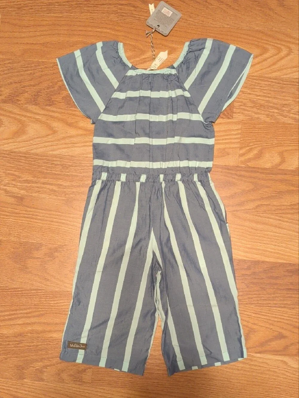 NWT Matilda Jane My Oh My Striped Girls' Romper